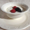 Classic melamine bowl with yogurt and fruit