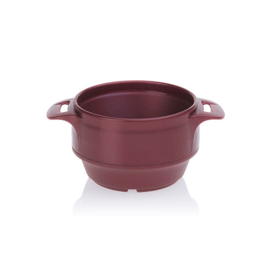 ErgoGrip Thermal Bowl -Burgundy<br> (8 oz, 250 ml)
