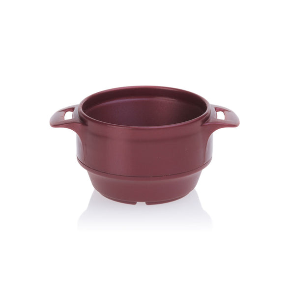 ErgoGrip Thermal Bowl -Burgundy<br> (8 oz, 250 ml)