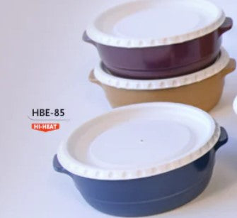 Bowl Lid-Round, Disposable High Heat<br>(1000/case - HBE85)</br>