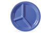 Colored compartment plate - Blue