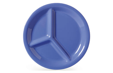Colored compartment plate - Blue