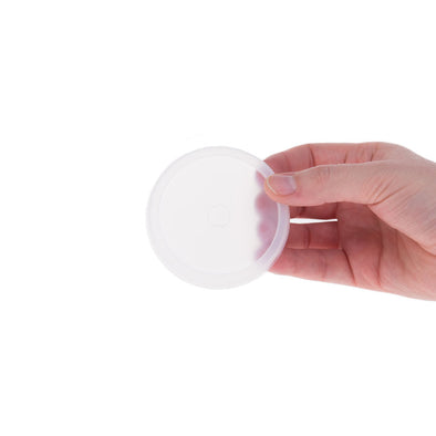 Disposable juice glass lid