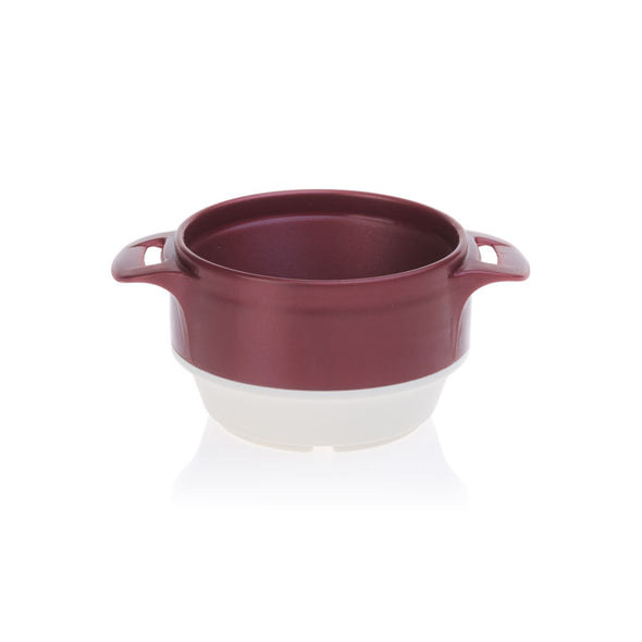 Thermal insulated bowl - burgundy