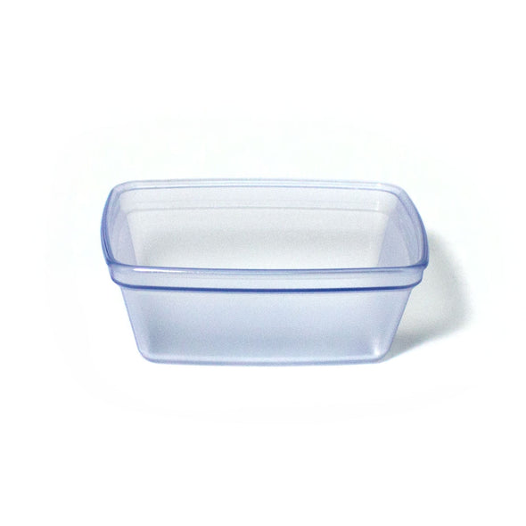 Rectangular dish for trays and cafeterias, 8 oz