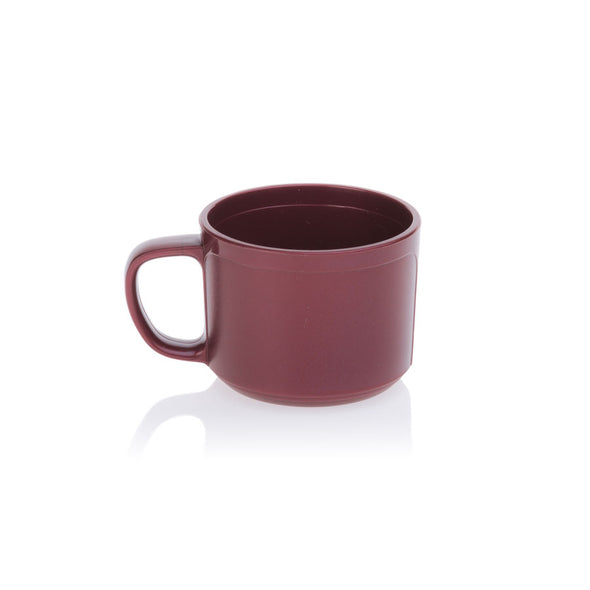 High heat mug, 8 oz - Burgundy