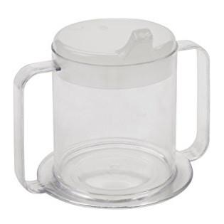 Clear Sippy Independence Cup with 2 handles