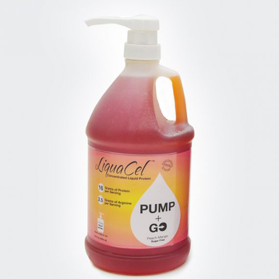 LiquaCel liquid collagen protein bottles - Peach Mango