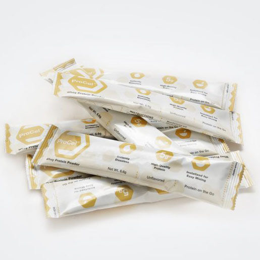 ProCel Unflavored Whey Protein | Single Serve Packets – KinderProducts