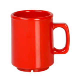 Colored Mug, 8 oz - Red