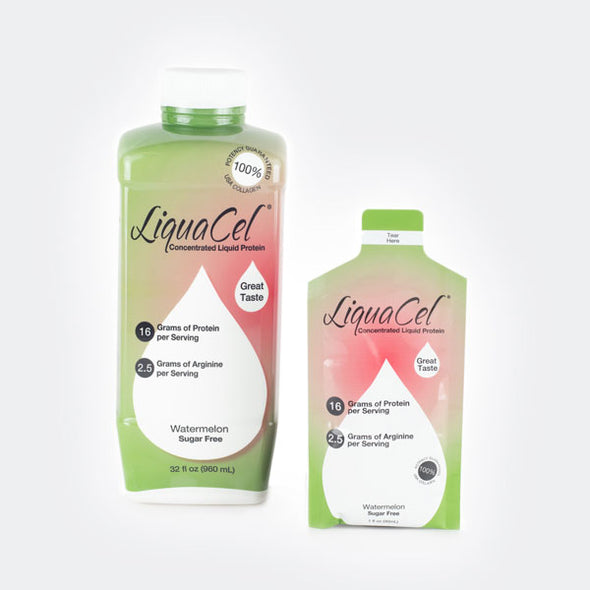 LiquaCel liquid collagen protein bottles - Watermelon